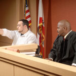 Man is a witness in court