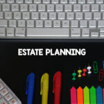 Keyboard with estateplanning sign